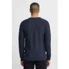 klasszikus 11 PROJECT PRTill elegáns férfi elegáns kötött Pulóver  kerek nyakú kötött Pulóver 21301004-ME-1940101 kék Méret: XL