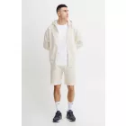 klasszikus 11 PROJECT PRAndri férfi sweat Sort Rövidnadrág  zsinórozé Sort Rövidnadrág 21300991-ME-130401 bézs Méret: XL