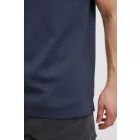 klasszikus tömör SDZakir férfi polo Ing  zipper Ing 21301022-ME-194010 kék Méret: L