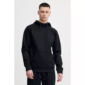   klasszikus tömör SDQuinton férfi pulóver in sweat szövet kapucnis pulóver 21301037-ME-194008 fekete Méret: 2XL