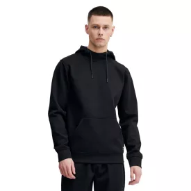   klasszikus tömör SDQuinton férfi pulóver in sweat szövet kapucnis pulóver 21301037-ME-194008 fekete Méret: XL