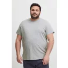 klasszikus BLEND BHGila BT férfi póló  kerek nyakú Ing Plus sizes 20716315ME-110601 fehér Méret: 4XL