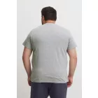 klasszikus BLEND BHGila BT férfi póló  kerek nyakú Ing Plus sizes 20716315ME-110601 fehér Méret: 6XL