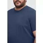 klasszikus BLEND BHGila BT férfi póló  kerek nyakú Ing Plus sizes 20716315ME-194024 kék Méret: 6XL
