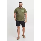 klasszikus BLEND BHBenedikt BT férfi póló  kerek nyakú Ing Plus sizes 20716313ME-190515 zöld Méret: 5XL