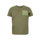klasszikus BLEND BHBenedikt BT férfi póló  kerek nyakú Ing Plus sizes 20716313ME-190515 zöld Méret: 6XL