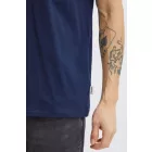 klasszikus BLEND férfi póló  kerek nyakú Ing 20715022-194024 kék Méret: M