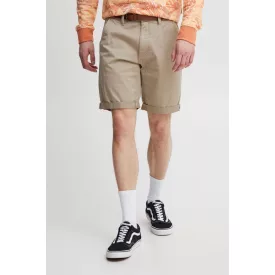   klasszikus BLEND férfi chino Sort Rövidnadrág  zipper Sort Rövidnadrág 20715128-161104 bézs Méret: M