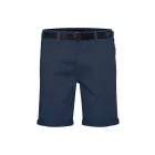 klasszikus BLEND férfi chino Sort Rövidnadrág  zipper Sort Rövidnadrág 20715128-194024 kék Méret: 2XL