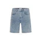 klasszikus alkalmi FRIDAY férfi farmer Sort Rövidnadrág  zipper Farmer Sort Rövidnadrág 20504680-200438 kék Méret: M