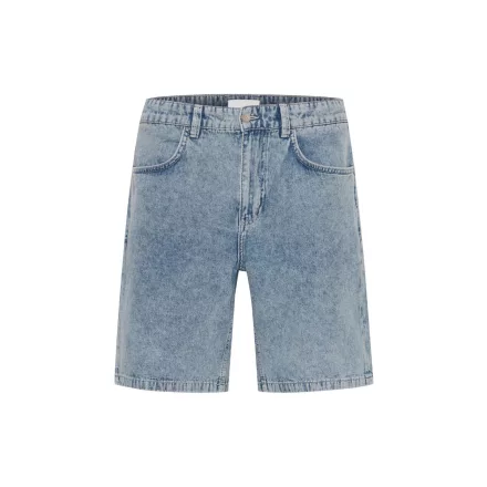 klasszikus alkalmi FRIDAY férfi farmer Sort Rövidnadrág  zipper Farmer Sort Rövidnadrág 20504680-200438 kék Méret: M