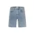 klasszikus alkalmi FRIDAY férfi farmer Sort Rövidnadrág  zipper Farmer Sort Rövidnadrág 20504680-200438 kék Méret: M
