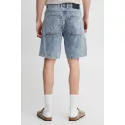 klasszikus alkalmi FRIDAY férfi farmer Sort Rövidnadrág  zipper Farmer Sort Rövidnadrág 20504680-200438 kék Méret: XL