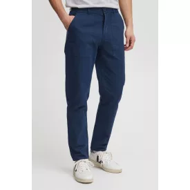   klasszikus BLEND férfi nadrág  zipper alkalmi nadrág 20715567-194024 kék Méret: W32_L32