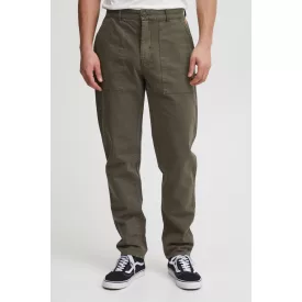   klasszikus BLEND férfi nadrág  zipper alkalmi nadrág 20715567-190414 zöld Méret: W33_L34