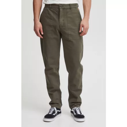 klasszikus BLEND férfi nadrág  zipper alkalmi nadrág 20715567-190414 zöld Méret: W33_L34