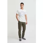 klasszikus BLEND férfi nadrág  zipper alkalmi nadrág 20715567-190414 zöld Méret: W33_L34