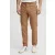 klasszikus BLEND férfi nadrág  zipper alkalmi nadrág 20715567-181018 barna Méret: W30_L34