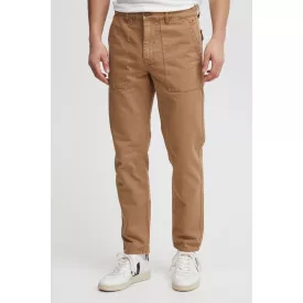   klasszikus BLEND férfi nadrág  zipper alkalmi nadrág 20715567-181018 barna Méret: W32_L34