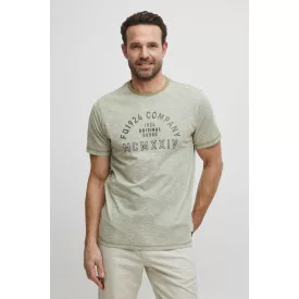   klasszikus FQ1924 FQIvar férfi póló  kerek nyakú Ing 21900538-ME-170115 zöld Méret: 3XL