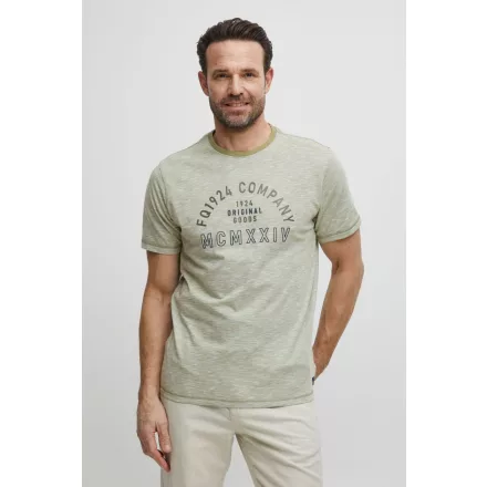klasszikus FQ1924 FQIvar férfi póló  kerek nyakú Ing 21900538-ME-170115 zöld Méret: 3XL