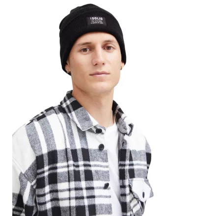 klasszikus SOLID SDIrwin férfi sapka könnyen kezelhető szintetikus anyagból 21301127-ME-194008 Fekete Méret:OneSize