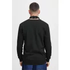 klasszikus BLEND BHCerstan férfi vékony kötött pulóver kerek nyakú kötött pulóver 20716722ME-194007 Fekete Méret:XL