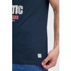 klasszikus BLEND BHOrion férfi póló  kerek nyakú Ing 20716730ME-194024 kék Méret: 2XL