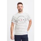 klasszikus FQ1924 FQTom SS férfi póló  kerek nyakú Ing 21900644-114201 fehér Méret: L