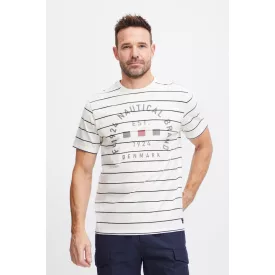   klasszikus FQ1924 FQTom SS férfi póló  kerek nyakú Ing 21900644-114201 fehér Méret: XL