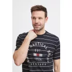 klasszikus FQ1924 FQTom SS férfi póló  kerek nyakú Ing 21900644-194011 szürke Méret: L