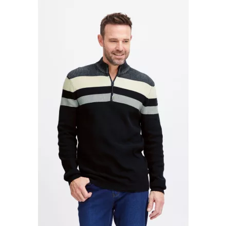 klasszikus FQ1924 FQKyle férfi cipzár dzseki kabát Kabát  tartó-up nyaklánc dzseki kabát Kabát 21900654-194011 szürke Méret: 2XL