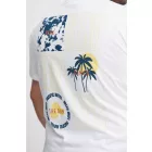 klasszikus BLEND férfi tank Top  kerek nyakú Top 20717099BB-110602 fehér Méret: 3XL