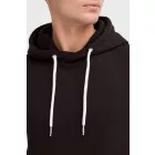 klasszikus tömör SDChap férfi pulóver in sweat szövet kapucnis pulóver 21301306ME-194008 fekete Méret: 3XL
