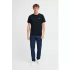 klasszikus BLEND BHJamey férfi póló  kerek nyakú Ing 20717774-194007 fekete Méret: M