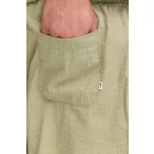 klasszikus tömör SDLiam Seersucker férfi Sort Rövidnadrág  label detail alkalmi Sort Rövidnadrág 21108637-170613 zöld Méret: XL