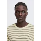klasszikus BLEND BHAjlan férfi vékony kötött pulóver címke részlettel kötött pulóver 20717703-190515 Zöld Méret:XL