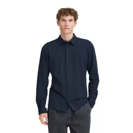   klasszikus alkalmi FRIDAY CFFolke LS férfi business Ing  gomb placket hosszú-újj Ing 20505638-194013 kék Méret: L