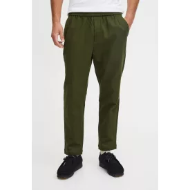   klasszikus alkalmi FRIDAY férfi chino nadrág in jersey szövet nadrág 20504819-190419 zöld Méret: 3XL