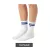 10 pár comfortable ZWILLINGSHERZ női tennis Zokni  MOIN embroidery, everyday Zokni, pamut Zokni 4603S K248142 fehér/kék Méret: N