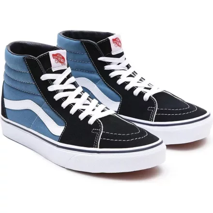 Klasszikus Vans Vans Sk8 Hi Cipő Uniszex Sneaker VN000D5I-00155 Fekete/Kék Méret:38_1_2