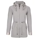 Timeless Wedolina Linda női Transitional dzseki kabát Kabát, nadrág kabát  Detachable kapucni, Sporty Spring dzseki kabát Kabát 6556620 szürke Méret: L