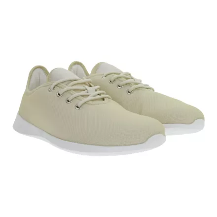 GROUNDIES Balance 2.0 női Lightweight Barefoot Cipő, alacsony-Top Mesh edzőcipő edző cipő  TrueSense talp, fűző-Up Cipő, GND-130259-03, bézs Méret: 42