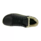 lágy GROUNDIES Barefoot Cipő Universe Teddy női alacsony-Top ódi bőr edzőcipő edző cipő  TrueSense talp GND-110296-01 fekete Méret: 38