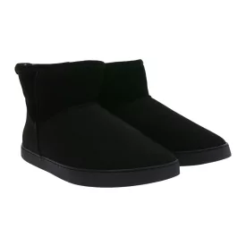    GROUNDIES Cozy Boot alacsony Barefoot Cipő női ódi bőr boka csizma cipő  TrueSense talp GND-120236-01 fekete Méret: 37