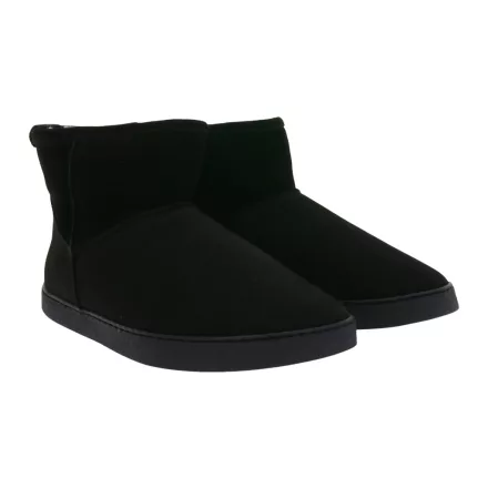  GROUNDIES Cozy Boot alacsony Barefoot Cipő női ódi bőr boka csizma cipő  TrueSense talp GND-120236-01 fekete Méret: 37