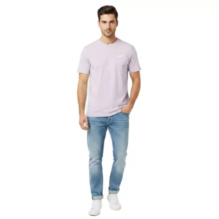Summer Formula 1 F1 Pastel férfi kerek nyakú póló, pamut rövid ujjú Ing 701222540 003 lila Méret: L