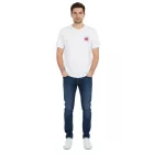 Extravagant Formula 1 F1 Graphic férfi kerek nyakú póló, Organic pamut, rövid ujjú, 180 g/m², 701227626 001 fehér Méret: 3XL