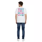 Extravagant Formula 1 F1 Graphic férfi kerek nyakú póló, Organic pamut, rövid ujjú, 180 g/m², 701227626 001 fehér Méret: 3XL
