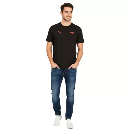 Sporty PUMA x F1 Formula 1 Motorsport férfi póló, pamut Ing, F1 klasszikus 701228165 001 fekete Méret: XS